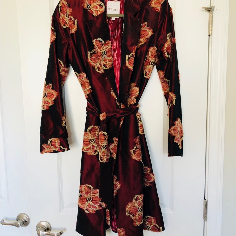 Walter metallic brocade floral jacket 8